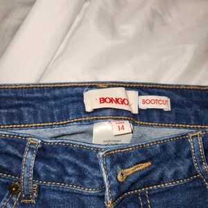 Bongo Jeans size 14 frayed bottom